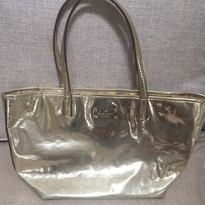 Kate Spade Gold Handbag
